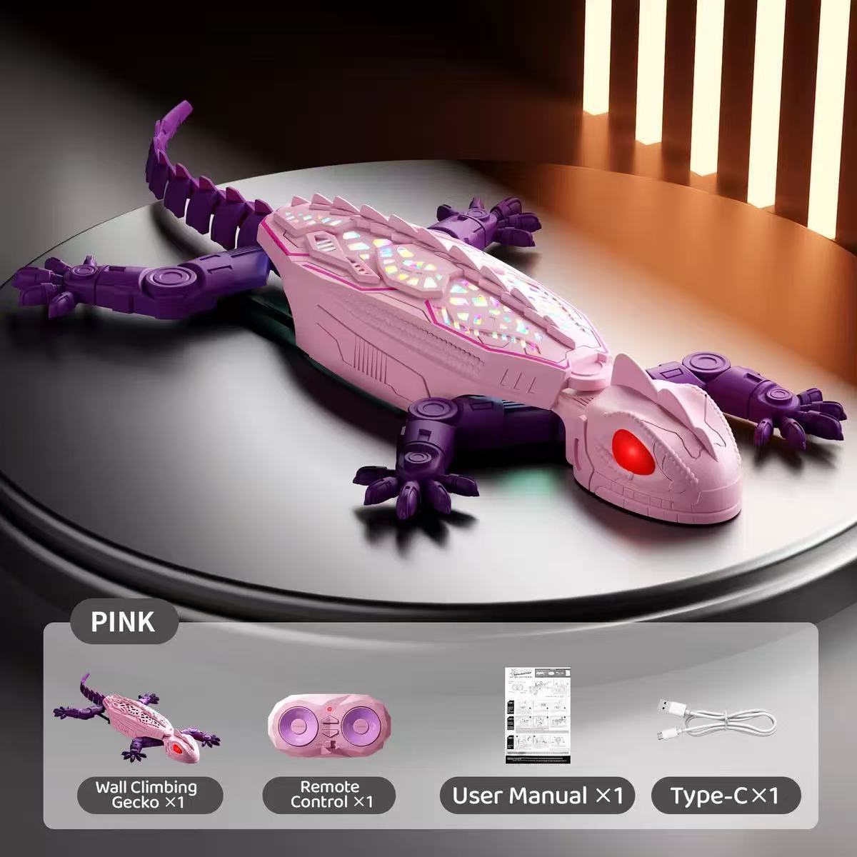 Remote Control Wall-Climbing Gecko Toy, Fun & Unique Gift for Kids