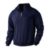 Jacquard Quarter-Zip Pullover Hoodie