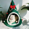 Festive Christmas Tree Pet Cave