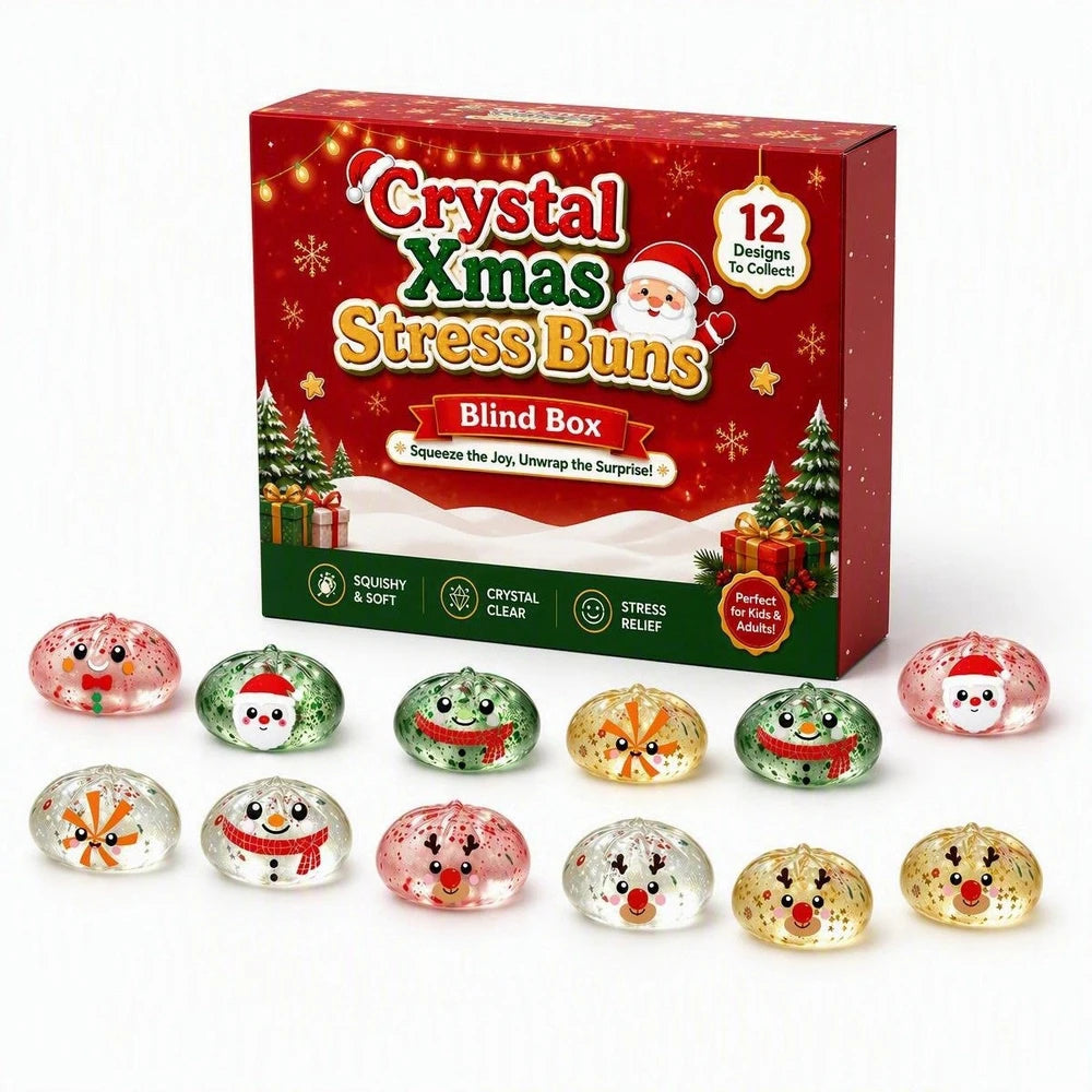 Christmas Countdown Squishy Toy Set