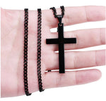 Stainless Steel Cross Pendant Necklace