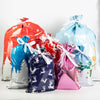 Festive Drawstring Christmas Gift Bags