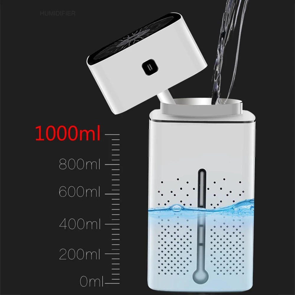 USB Humidifier with Color LED Light