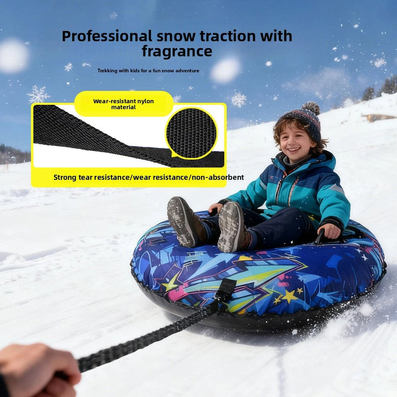 Inflatable Snow Tube with Cloth Cover