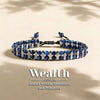 Tiger Eye Stone Magnetic Woven Bracelet