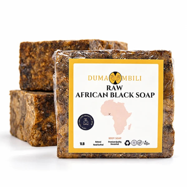 Handmade Traditional African Black Soap