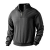 Jacquard Quarter-Zip Pullover Hoodie