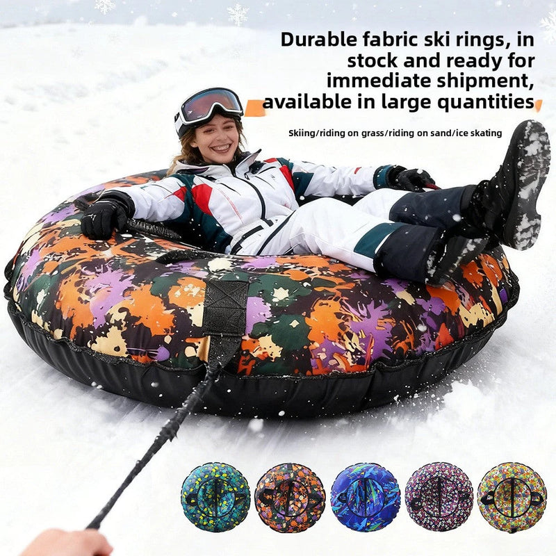 Inflatable Snow Tube with Cloth Cover