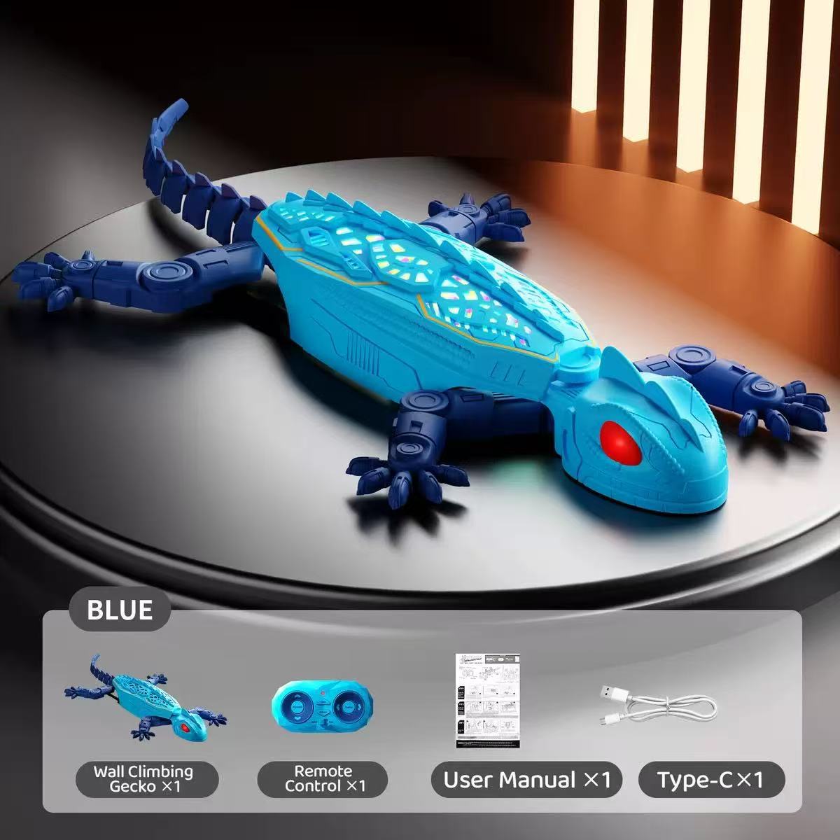 Remote Control Wall-Climbing Gecko Toy, Fun & Unique Gift for Kids