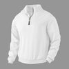 Jacquard Quarter-Zip Pullover Hoodie