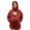 Warm Cat Pocket Hoodie