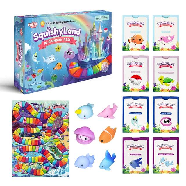 Squishyland Reading Adventure Board Game