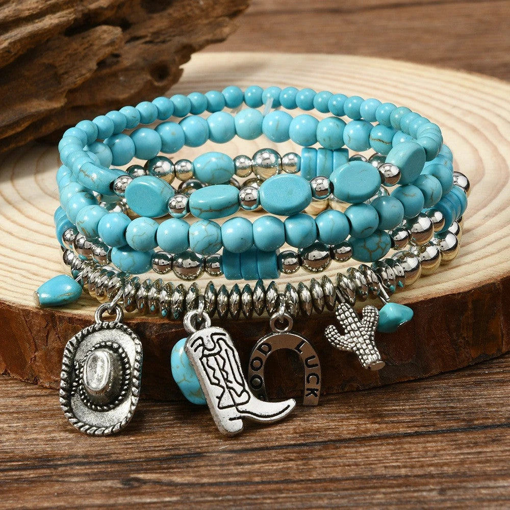 Boho Beaded Bracelet Set