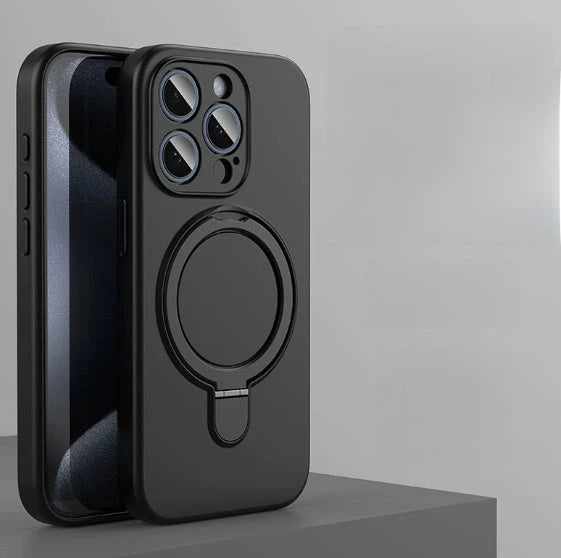 Magnetic Silicone Phone Case with Stand