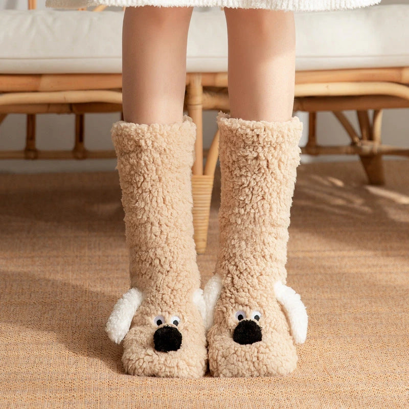 Plush Dog Lounge Socks