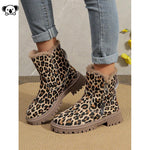 Skull Pattern Mid Calf Boots
