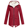 Hooded Zip Front Coat