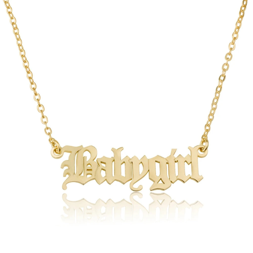 Personalized Script Name Necklace