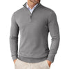 Mens Quarter Zip Fleece Sweatshirt