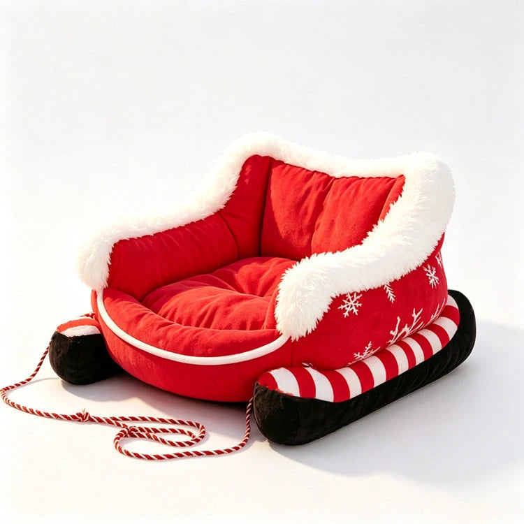 Festive Holiday Pet Bed