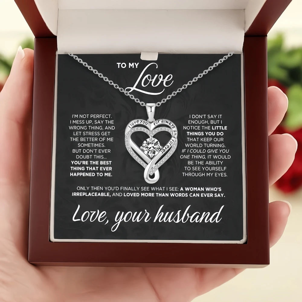 Eternal Heart Double Layer Necklace