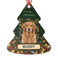 Custom Photo Pet Christmas Ornament – Tree