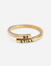 Faith Inspired Be Still Ring