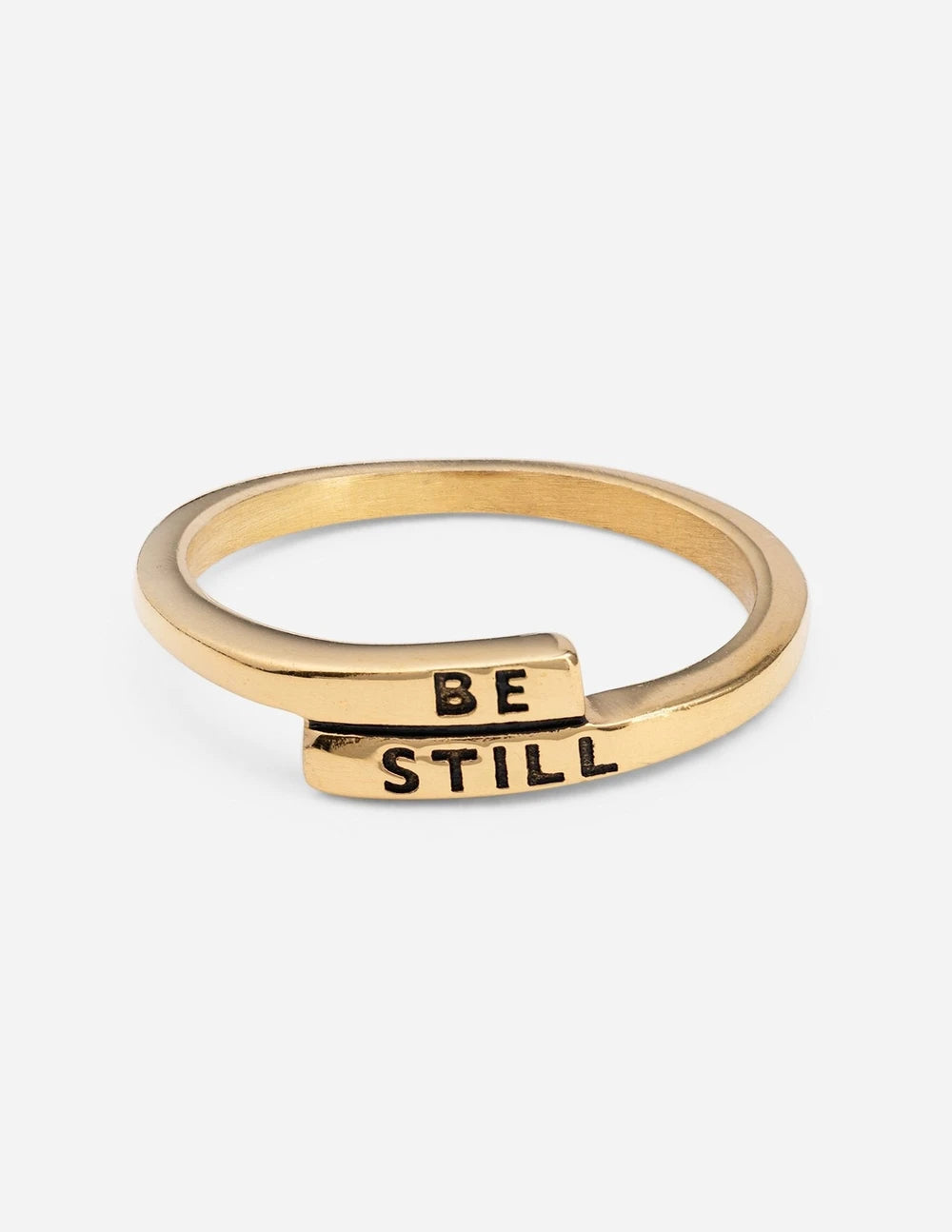 Faith Inspired Be Still Ring