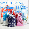 Festive Drawstring Christmas Gift Bags