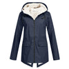 Hooded Zip Front Coat