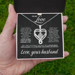 Eternal Heart Double Layer Necklace