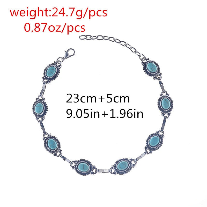 Retro Ethnic Alloy Anklet