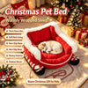 Festive Holiday Pet Bed