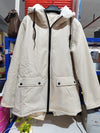Hooded Zip Front Coat