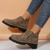 Side-Zip Suede Ankle Boots