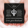 Eternal Heart Double Layer Necklace
