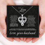 Eternal Heart Double Layer Necklace