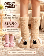 Plush Dog Lounge Socks
