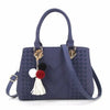 Textured PU Faux Leather Handbag