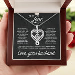 Eternal Heart Double Layer Necklace
