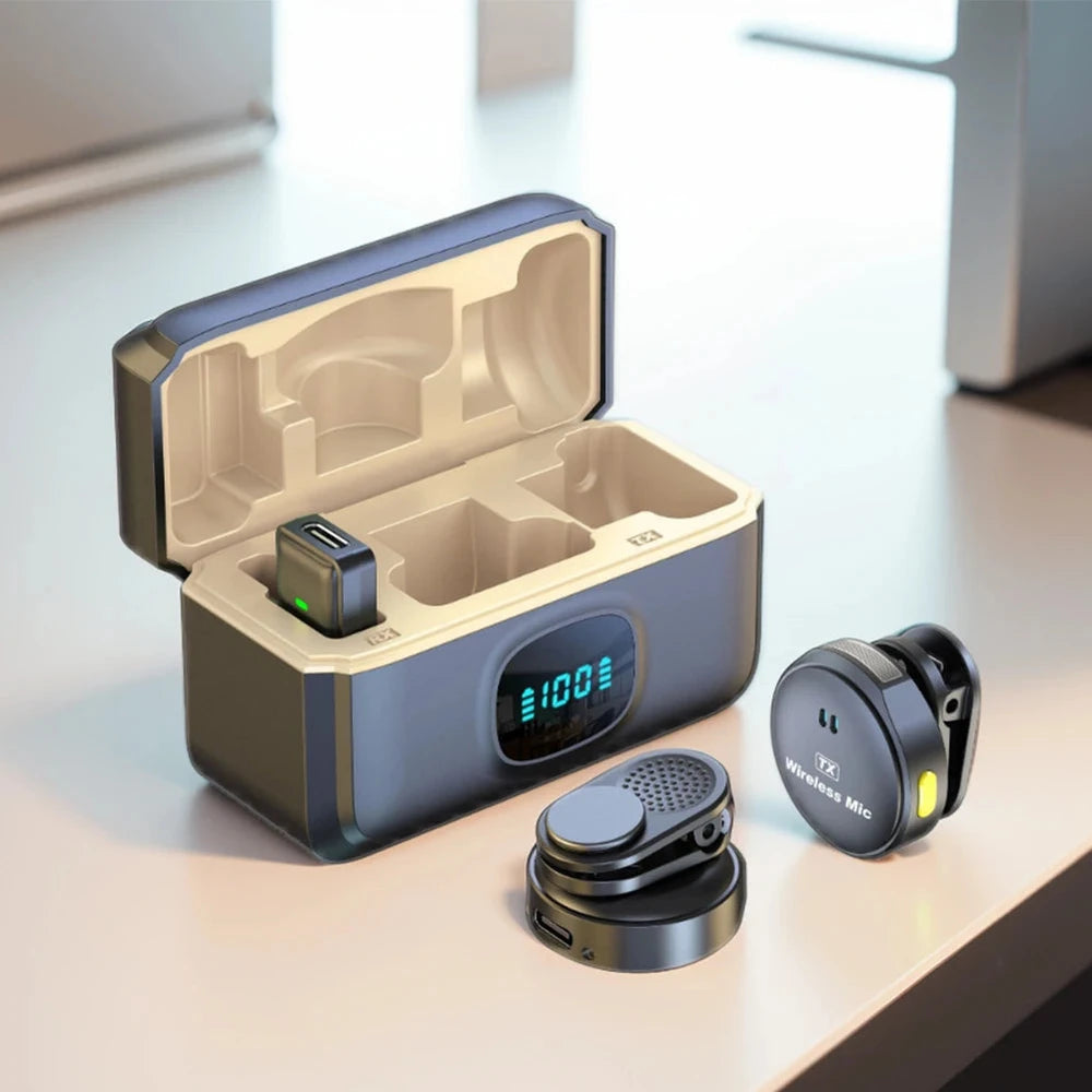 Wireless Magnetic Clip-On Microphone Kit
