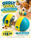 Rolling Treat-Dispensing Dog Puzzle Toy