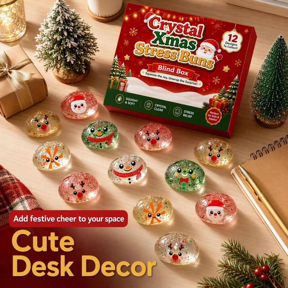 Christmas Countdown Squishy Toy Set