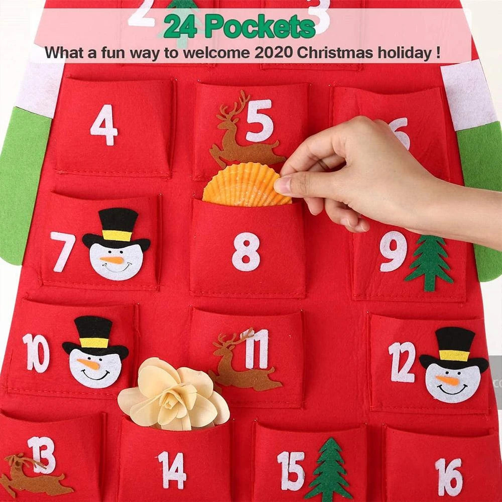 Santa Felt Advent Calendar