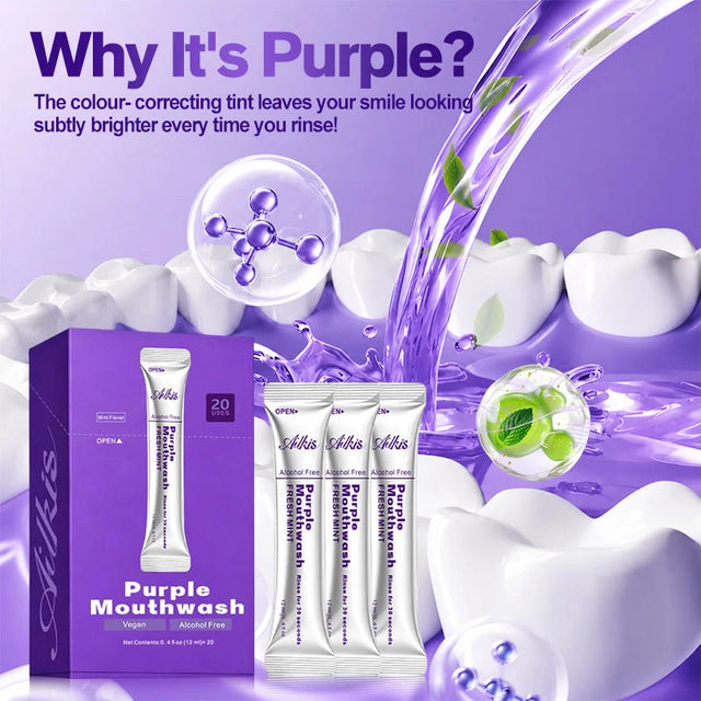 Portable Mint Mouthwash Strips