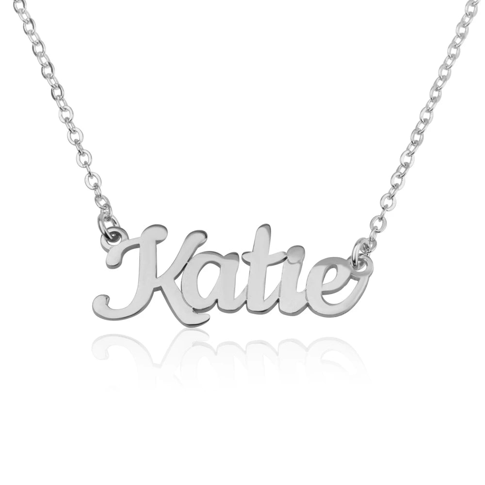 Personalized Script Name Necklace