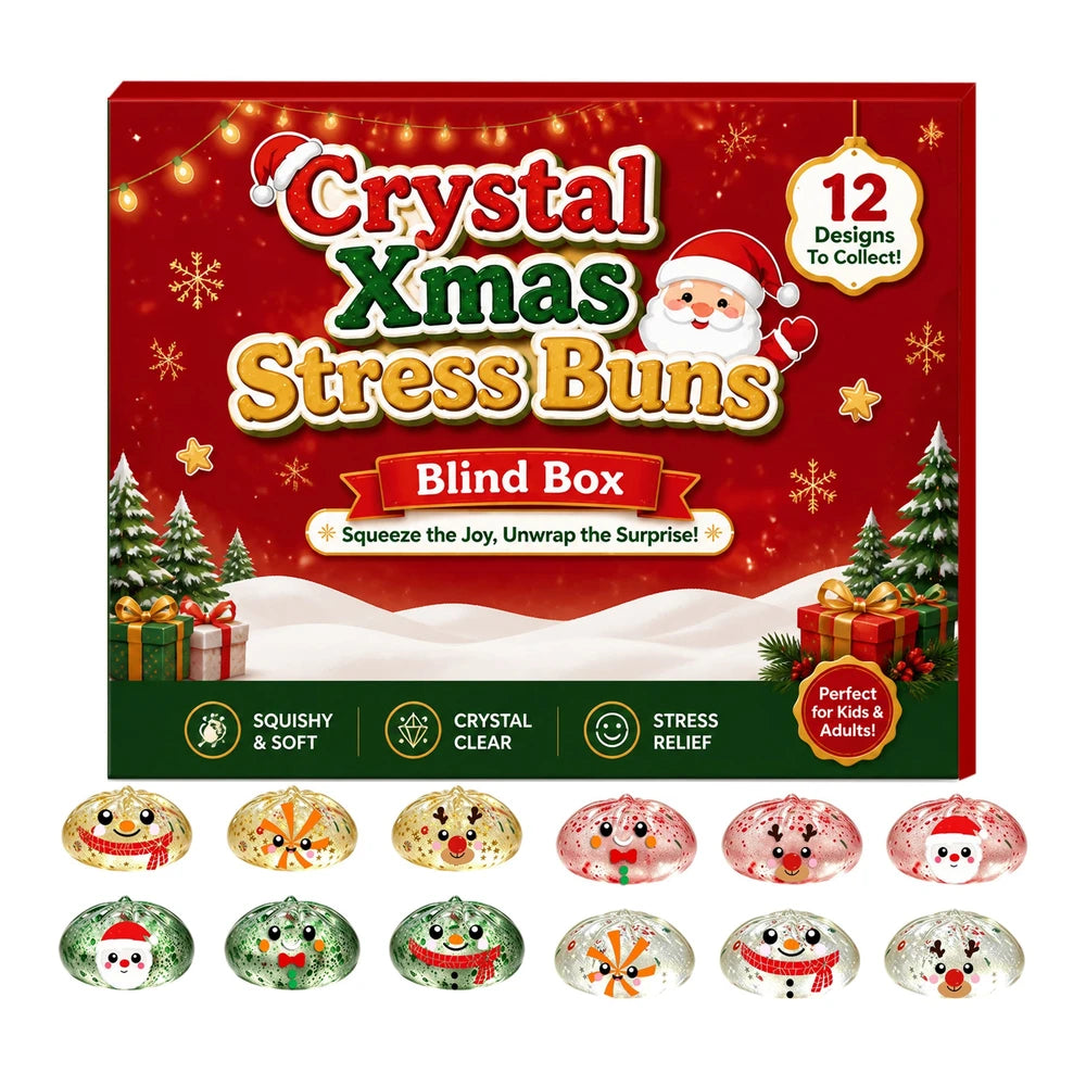 Christmas Countdown Squishy Toy Set