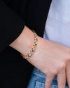 Crystal XO Copper Magnetic Bracelet