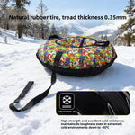 Inflatable Snow Tube with Cloth Cover