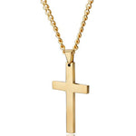 Stainless Steel Cross Pendant Necklace